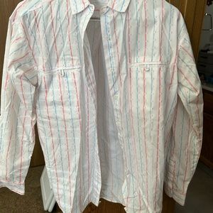 Women’s vintage top. Red white and blue. Striped. Rarely worn.